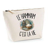 Trousse Beige Le hammam c'est la vie