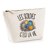 Trousse Beige Les soldes c'est la vie