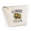 Trousse Beige Les sangliers c'est la vie
