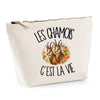 Trousse Beige Les chamois c'est la vie