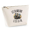 Trousse Beige Les blaireaux c'est la vie