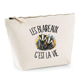 Trousse Beige Les blaireaux c'est la vie