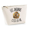 Trousse Beige Les jaguars c'est la vie