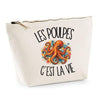 Trousse Beige Les poulpes c'est la vie