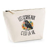 Trousse Beige Les corbeaux c'est la vie