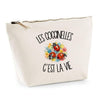 Trousse Beige Les coccinelles c'est la vie