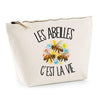 Trousse Beige Les abeilles c'est la vie