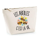 Trousse Beige Les abeilles c'est la vie