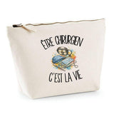 Trousse Beige Être chirurgien c'est la vie