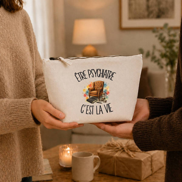 Trousse Beige Être psychiatre c'est la vie