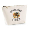 Trousse Beige Être prof de français c'est la vie