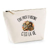 Trousse Beige Être prof d'histoire c'est la vie