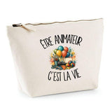 Trousse Beige Être animateur c'est la vie