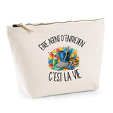 Trousse Beige Être agent d'entretien c'est la vie