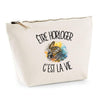 Trousse Beige Être horloger c'est la vie
