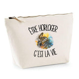 Trousse Beige Être horloger c'est la vie