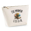 Trousse Beige Être imprimeur c'est la vie