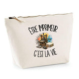 Trousse Beige Être imprimeur c'est la vie