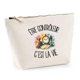Trousse Beige Être contrôleur c'est la vie