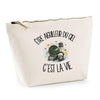Trousse Beige Être aiguilleur du ciel c'est la vie