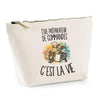 Trousse Beige Être préparateur de commandes c'est la vie