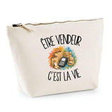 Trousse Beige Être vendeur c'est la vie