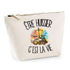 Trousse Beige Être huissier c'est la vie