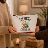 Trousse Beige Être huissier c'est la vie