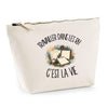 Trousse Beige Travailler dans les RH c'est la vie