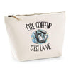 Trousse Beige Être coiffeur c'est la vie