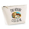 Trousse Beige Être hôtelier c'est la vie