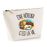 Trousse Beige Être hôtelier c'est la vie