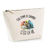 Trousse Beige Être femme de chambre c'est la vie