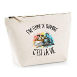 Trousse Beige Être femme de chambre c'est la vie