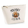 Trousse Beige Mon poney c'est ma vie