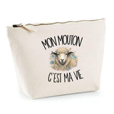 Trousse Beige Mon mouton c'est ma vie