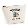 Trousse Beige Mon canard c'est ma vie