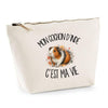 Trousse Beige Mon cochon d'Inde c'est ma vie