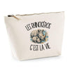 Trousse Beige Les rhinocéros c'est la vie