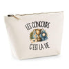 Trousse Beige Les concours c'est la vie