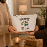 Trousse Beige Les concours c'est la vie