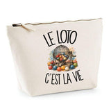 Trousse Beige Le loto c'est la vie