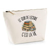 Trousse Beige Le club de lecture c'est la vie