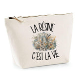 Trousse Beige La résine c'est la vie