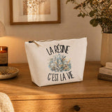 Trousse Beige La résine c'est la vie