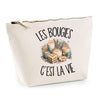 Trousse Beige Les bougies c'est la vie