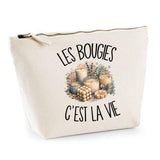 Trousse Beige Les bougies c'est la vie