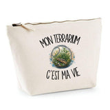 Trousse Beige Mon terrarium c'est ma vie
