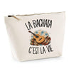 Trousse Beige La bachata c'est la vie