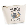 Trousse Beige Les impôts c'est la vie